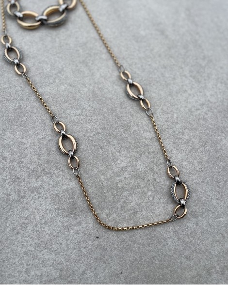 Náhrdelník Swarovski růžový s oky